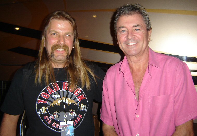 Ian Gillan and Darryl Minsky meet